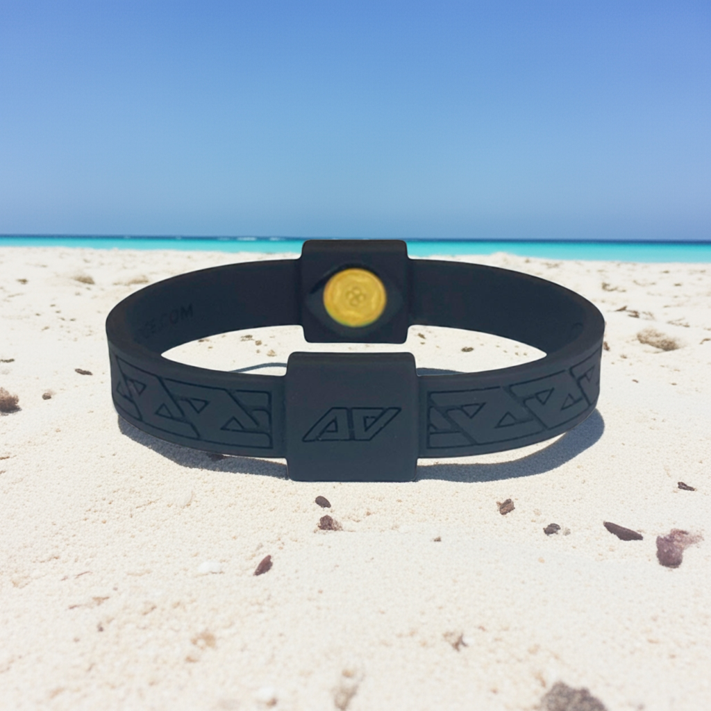 AV Edge LEGEND Wristband with EF Technology Double Disc Bracelet/Wristband with Beneficial Frequencies (not magnets) that May Reduce Interference from Modern Technology EMFs (4G/5G, WiFi, Devices etc.).