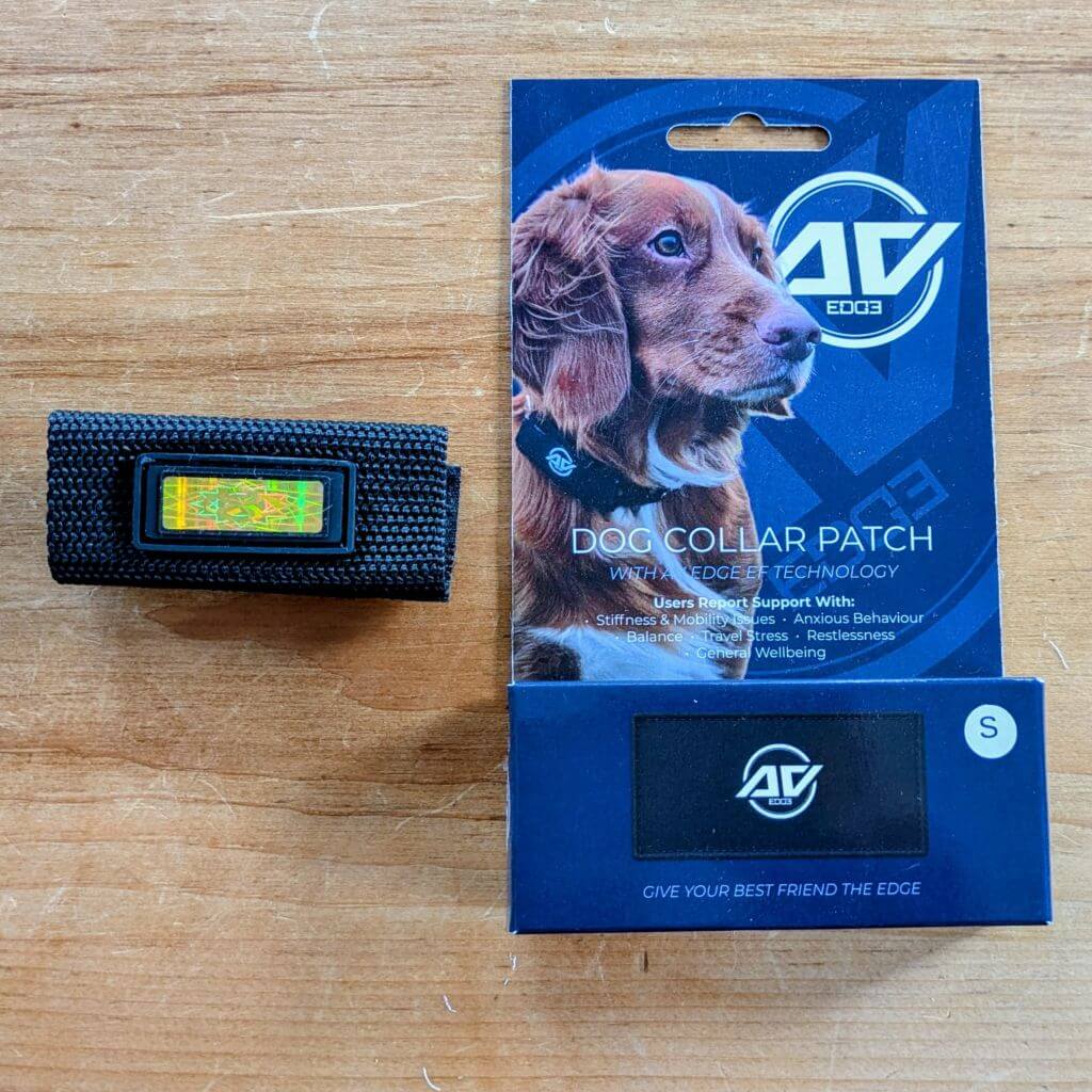 AV Edge Dog Collar Wellness Patch (1 per set) unboxed