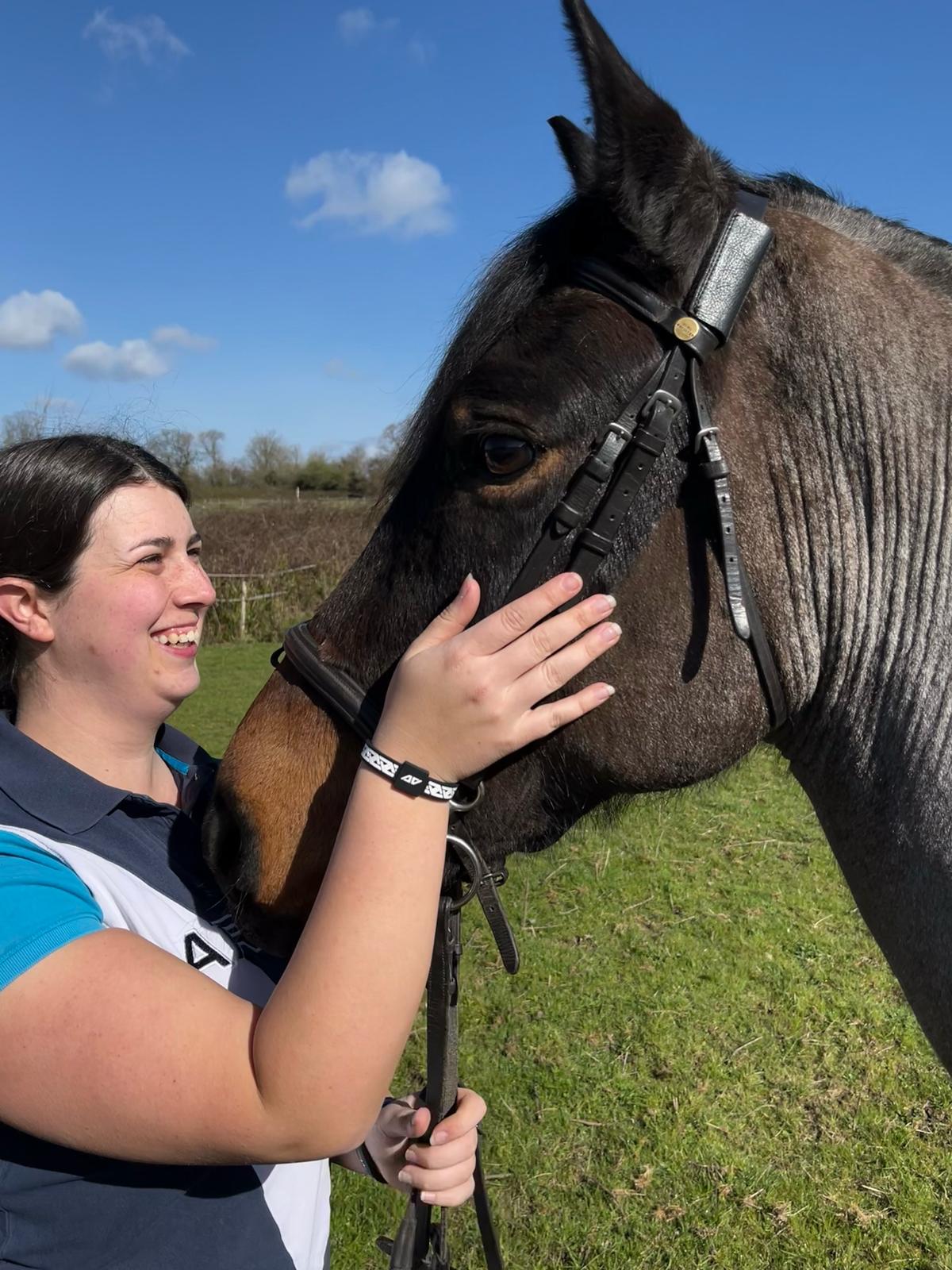 Paige Roberts AV Edge Wristband and Mojo Horse Patches with EF Technology