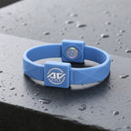 AV Edge Advanced Wellness Wristband, sky blue in medical-grade silicone